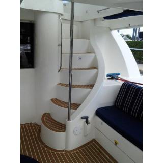 PlasDeck tmavý přírodní teak s bílým pruhem obr.4